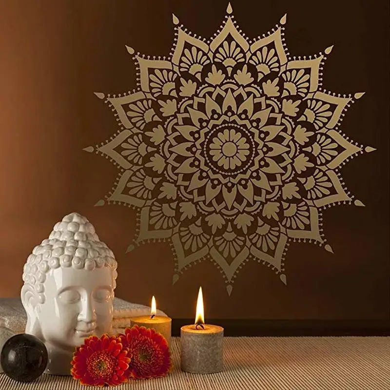 

1pc 12*12inch Big Geometry Mandala Round DIY Layering Stencils Painting Scrapbook Coloring Embossing Album Decorative Template