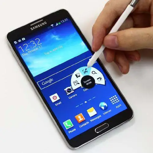 Стилус для Samsung Galaxy Note 3 III ручка сенсорного экрана (белый) мобильный телефон |