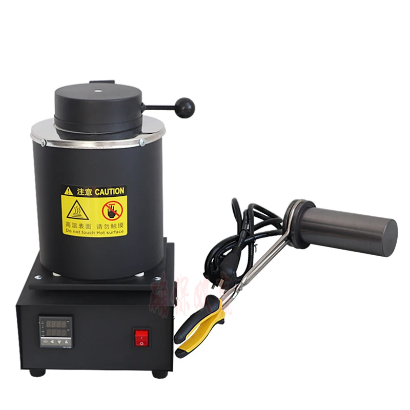 Плавильная печь 3 кг с графитовым тигелем золотая серебряная медная и