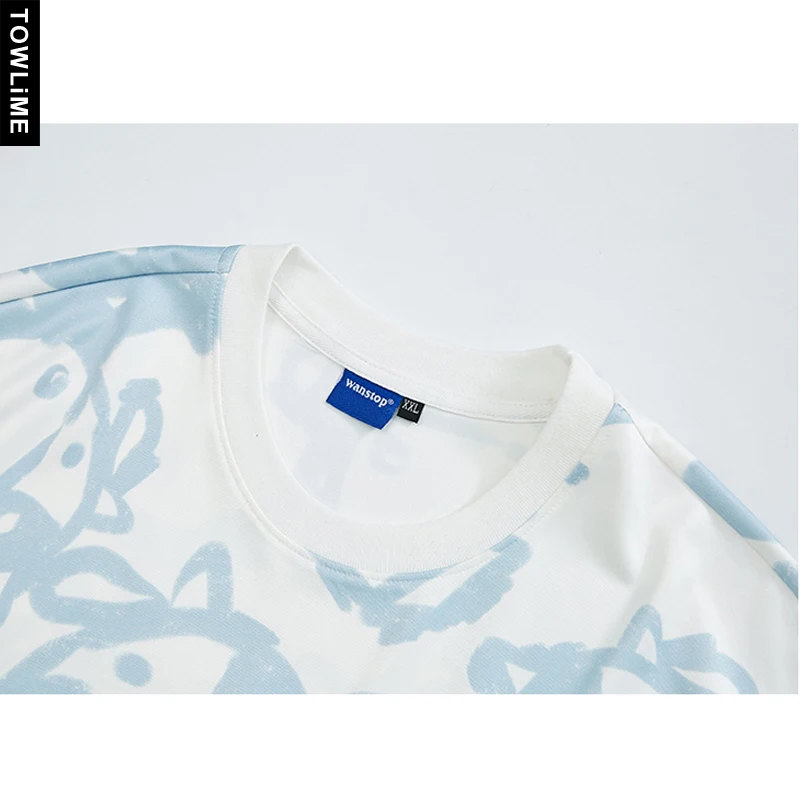 

TOWLiME Streetwear Tee Women Men Cute Cartoon Cow Print Loose Couple T Shirt BF Stylish Pullovers Top Ladies Leisure Casual Tees