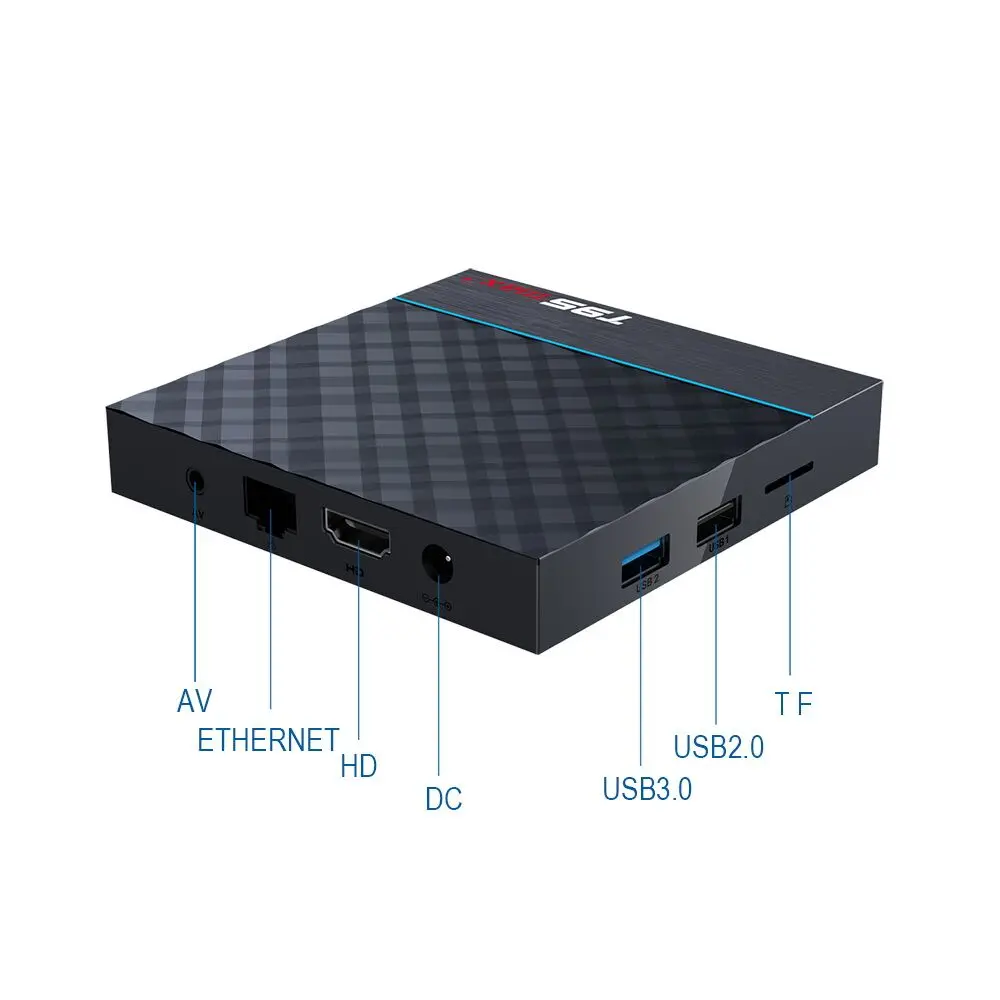 ТВ-приставка T95 MAX Plus Android 9 0 Smart TV Box 4 Гб 64 Amlogic S905X3 Bluetooth4.0 телеприставка 2 4G &amp 5G WiFi