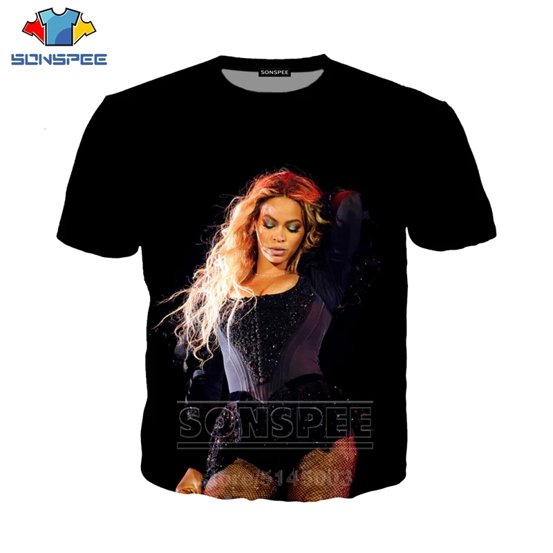 Beyonce футболка Летняя новая Мужская Женская толстовка с 3D принтом сексуальная