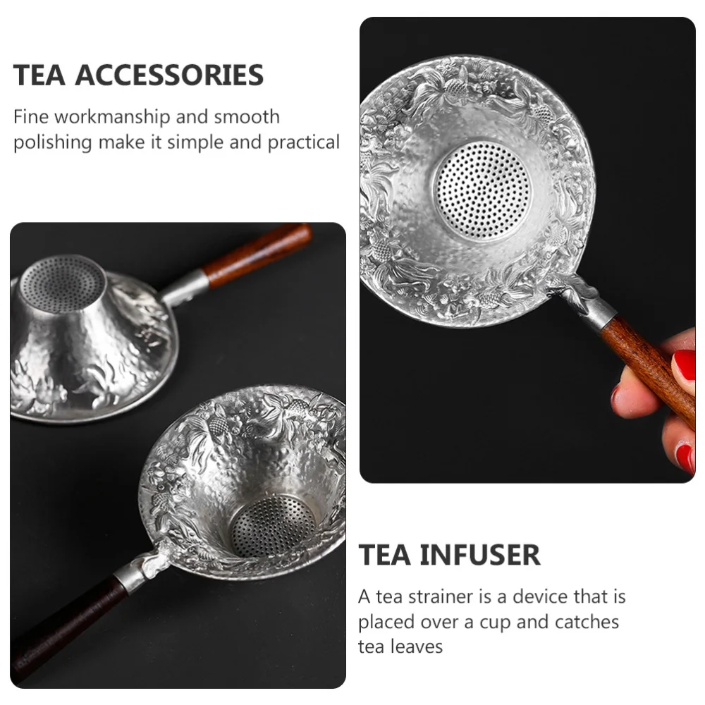 

1Pc Tea Sifter Gold Fish Pattern Tea Infuser Tea Strainer (Assorted Color)