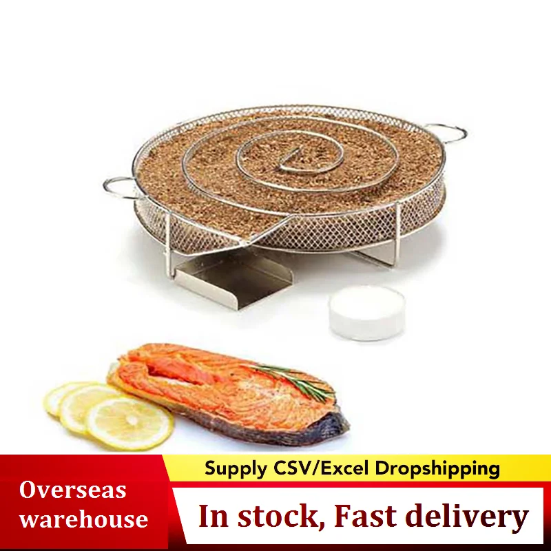 

BBQ Accessories Cold Smoke Generator Barbecue Grill Cooking Tools for Bacon Cold Smoking Meat/Fish/Salmon Easy to use