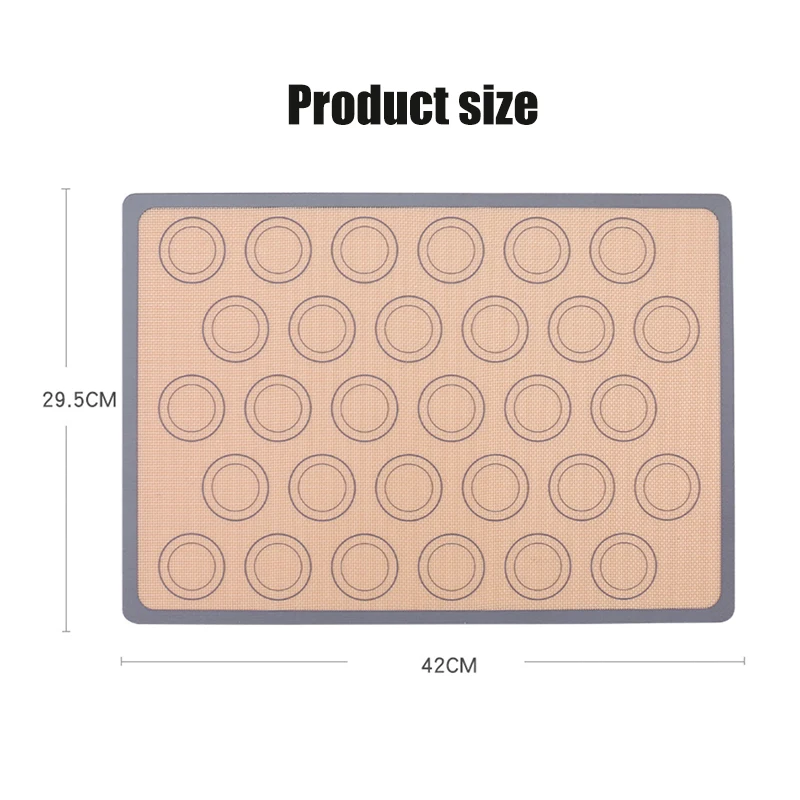 

Silicone Baking molds Mat Pad Sheet Pastry Non-Stick Rolling Dough Large Size Cake Food Cookie Macaron For Kitchen Tools