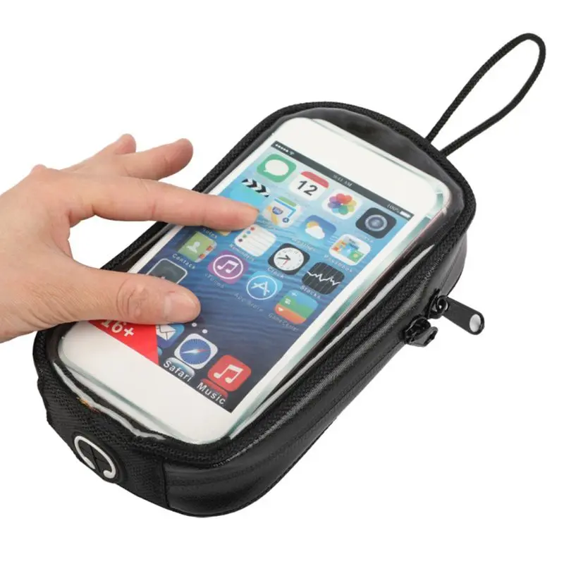 Universal Black Motorcycle Bags Magnetic Gas Tank Clear For Cell Phone Case for motorcycle Holder Mount Good Holding Power