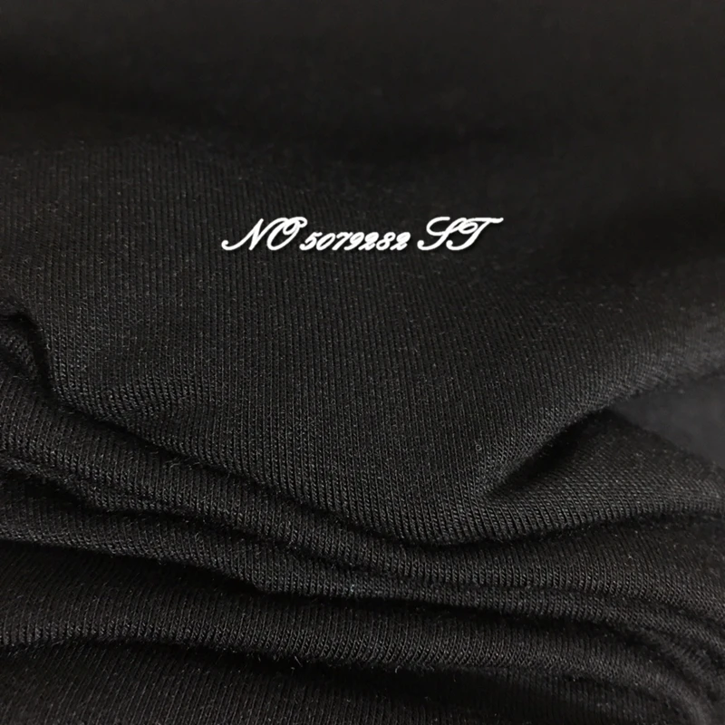 

Sexy Women Long-sleeve Black T-shirt Female Short Tops Ladies Fashion Woman High Quality Letter Printing Tees Streetwear