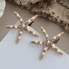 Женская заколка для волос, с жемчужной морской звездой, для невесты, Летний Пляжный аксессуар для укладки волос, заколки-пряжки для волос