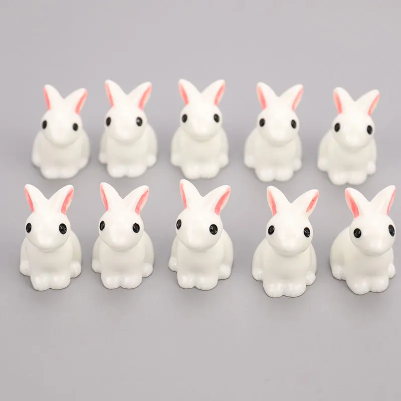 Миниатюрные пасхальные фигурки зайца из полимера 12 шт.|Статуэтки и миниатюры| |