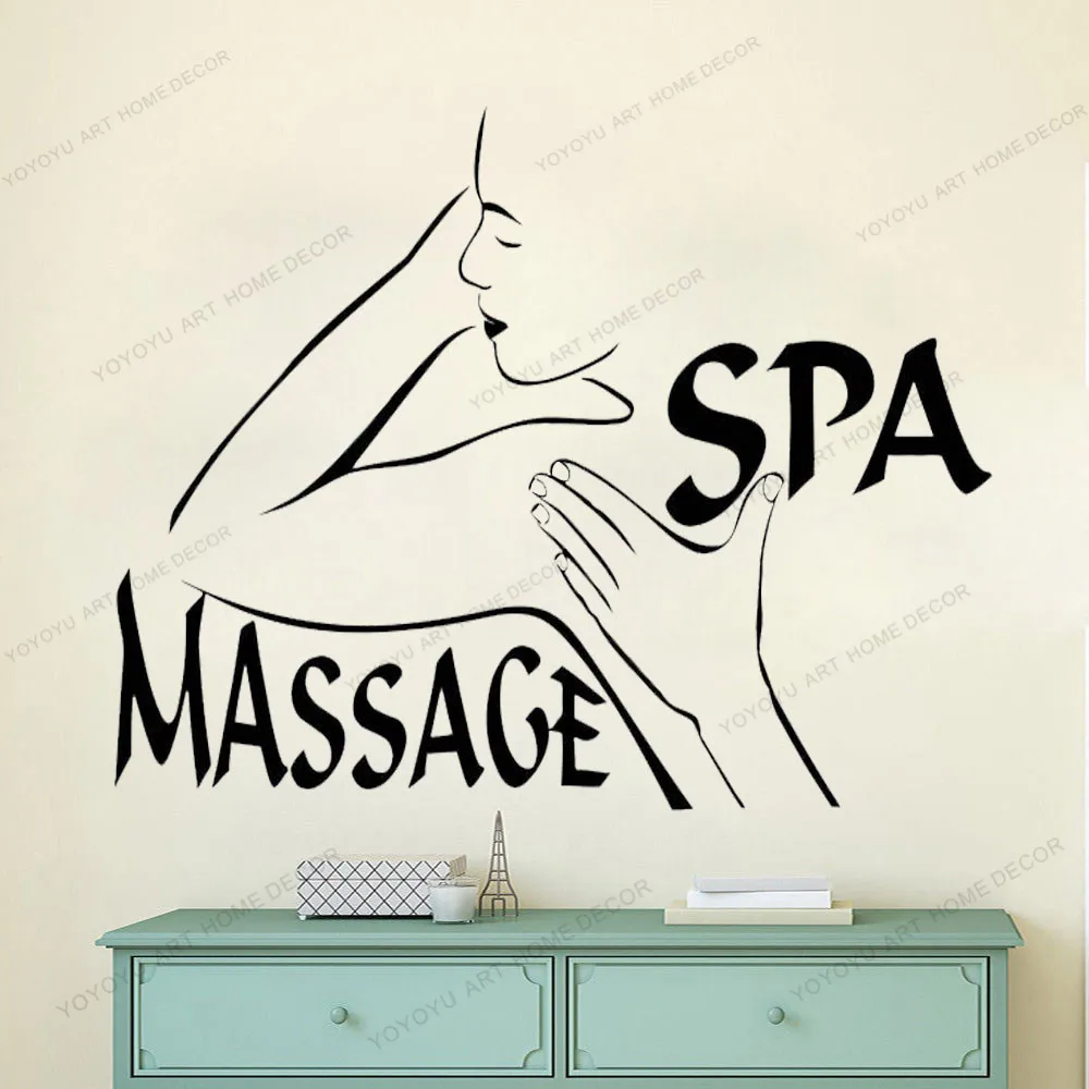 Спа Красота салон настенные виниловые наклейки в виде Фотообоев c переводными