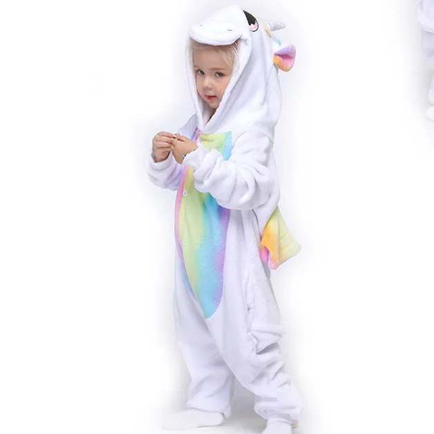

Kids Pajamas Licorne Onesie Unicorn For Children Animal Cartoon Blanket Sleepers Baby Costume Winter Boy Girl Jumspuit onsies