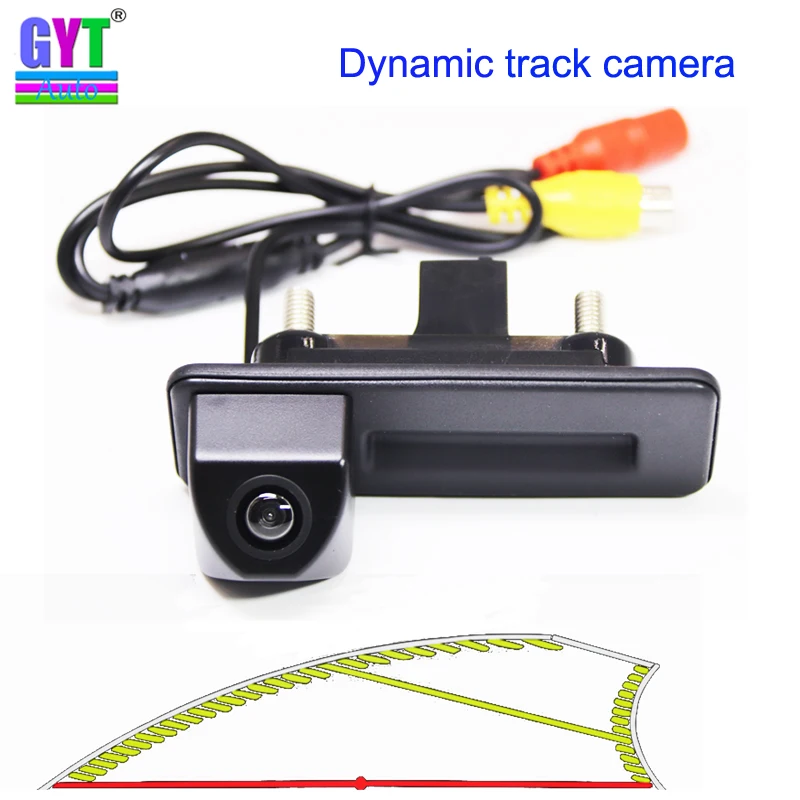 HD Автомобильная динамическая траектория парковочная линия камера заднего вида