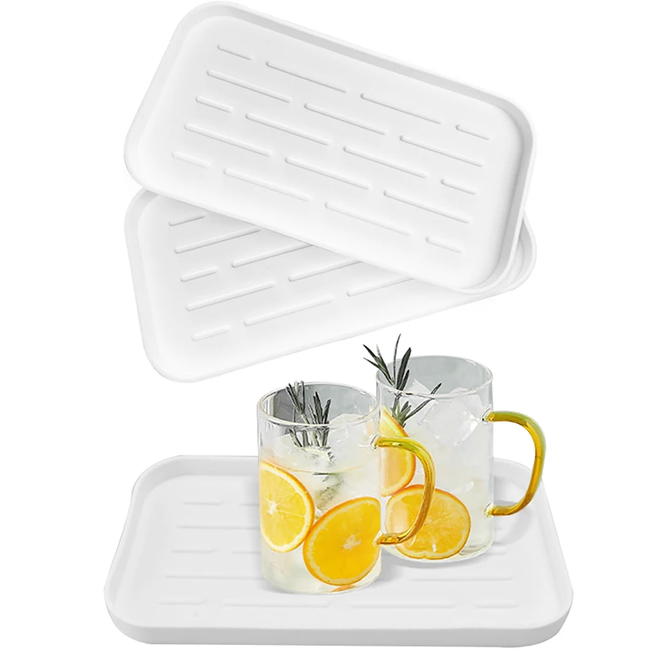 Силиконовый Лоток для слива раковины нескользящий губчатый диспенсер мыла и