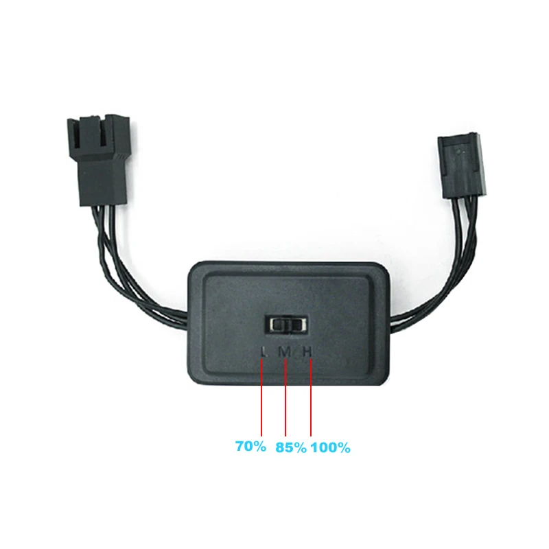 3 Range Switcher En-Labs 1 способ 3pin Скорость вентилятора контроллер, материнская плата 3pin 4pin заголовок чехол вентилятор 5V~ 12V регулятор плавного Напряжение регулятора - Цвет: 3 Range Switcher