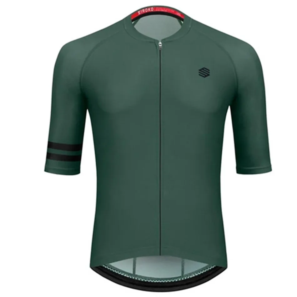 Stock Cycling Jersey Summer Bike Shirt Men Short Sleeve Tops Wear Ciclismo Maillot Outdoor Team Clothing Road Mtb Jacket Hombre