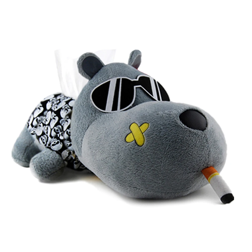 Креативная тканевая коробка для автомобиля плюшевый держатель салфеток с