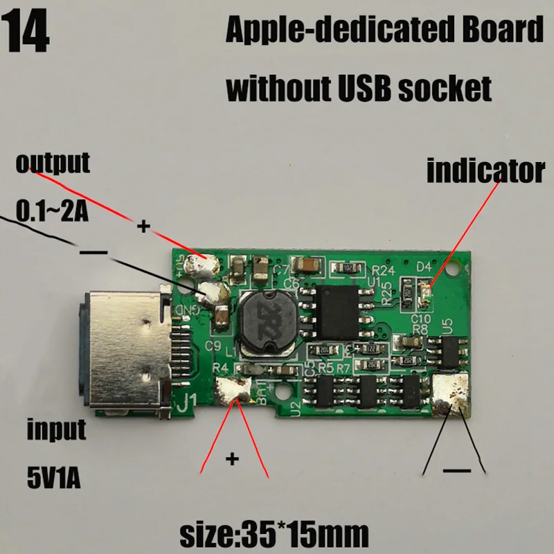 5V 2A Мощность банка модуль печатных плат мобильных доска контроллер зарядки Мини