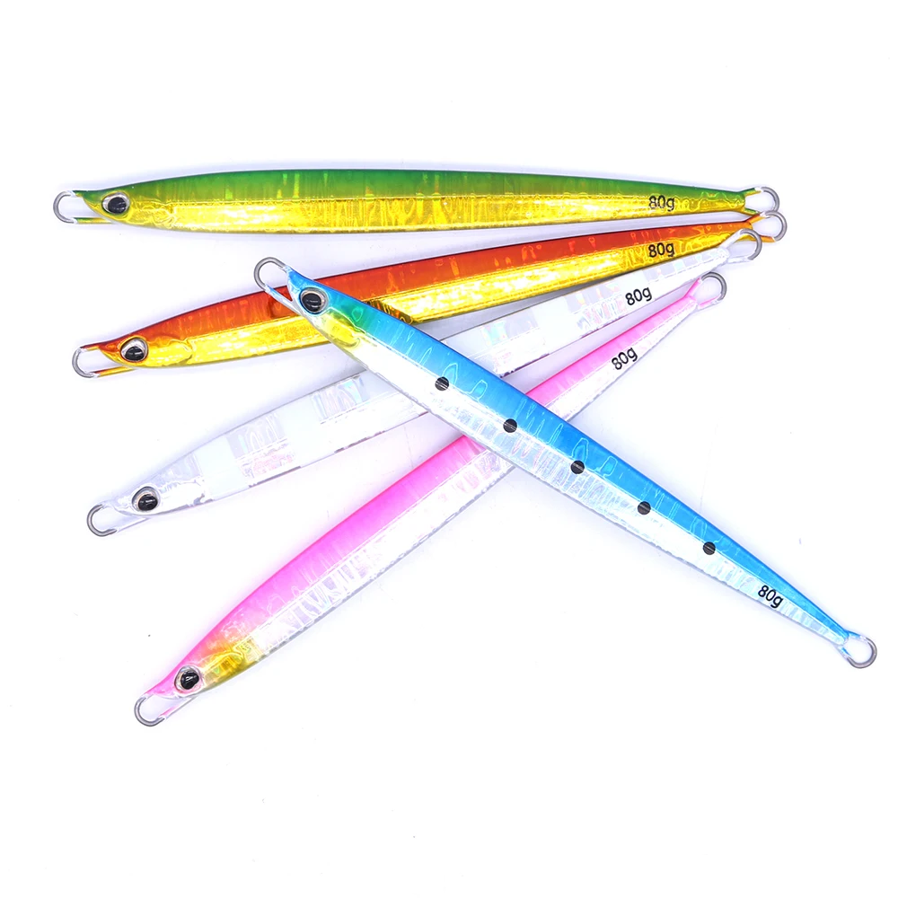 CASTFUN Speed Jig 80g 100g 160g 200g1pc Lure Artificial Baits Jigging Lure Fishing Jigs Metal Jigs Jigging Lure