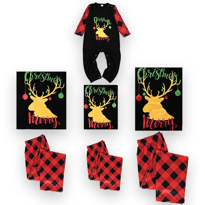 

2021Mother Kids,Baby,Outfits,Clothes,Bebe,Couples,Family Matching Christmas,New Year's Pajama