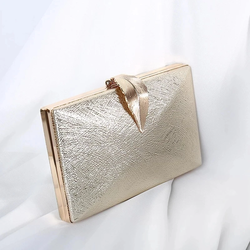 

Женский Свадебный клатч Luxy Moon, золотистый кошелек, дамская сумочка, вечерний кошелек для невесты, металлическая сумка на плечо, ZD1524