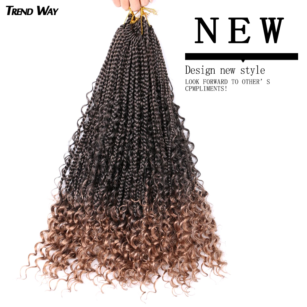 22 дюйма речная коробка косы синтетические волосы для наращивания вязания