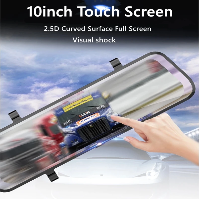 Автомобильный видеорегистратор Odare зеркальные видеорегистраторы 10 дюймов