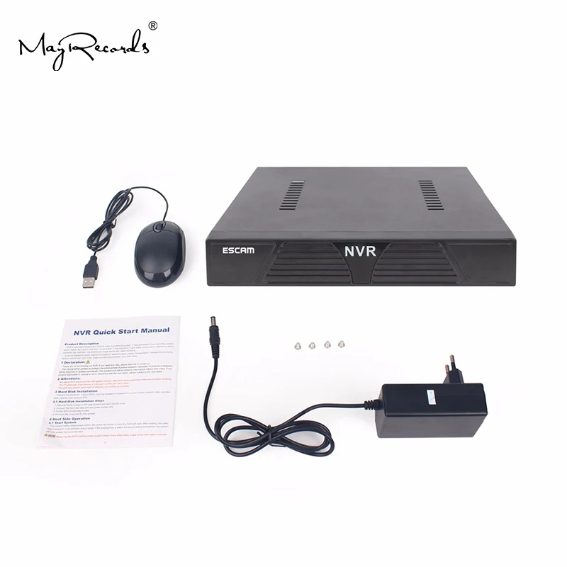 ESCAM K616 NVR HD 1080P 16CH сетевой видеорегистратор H.264 HDMI/VGA видео выход Поддержка Onvif P2P облачный сервис