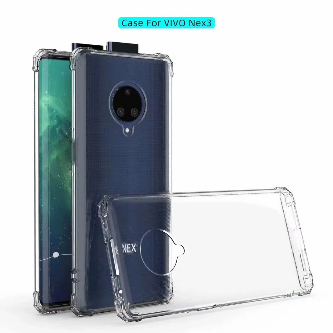 Подушка безопасности DropProof анти-шок Броня чехол для vivo NEX 3 V17 Pro Y17 NEO S1 Y7S IQOO Y11 Y12 Y15 Y3