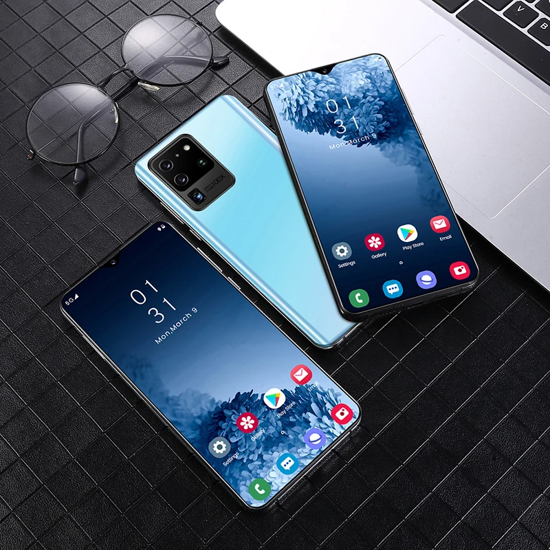 

S20U 8+512GB Smartphone Full Screen 10 Core 5000mAh Cell Phone Dual Camera Global Smart Phone Double SIM Card Mobile Phone