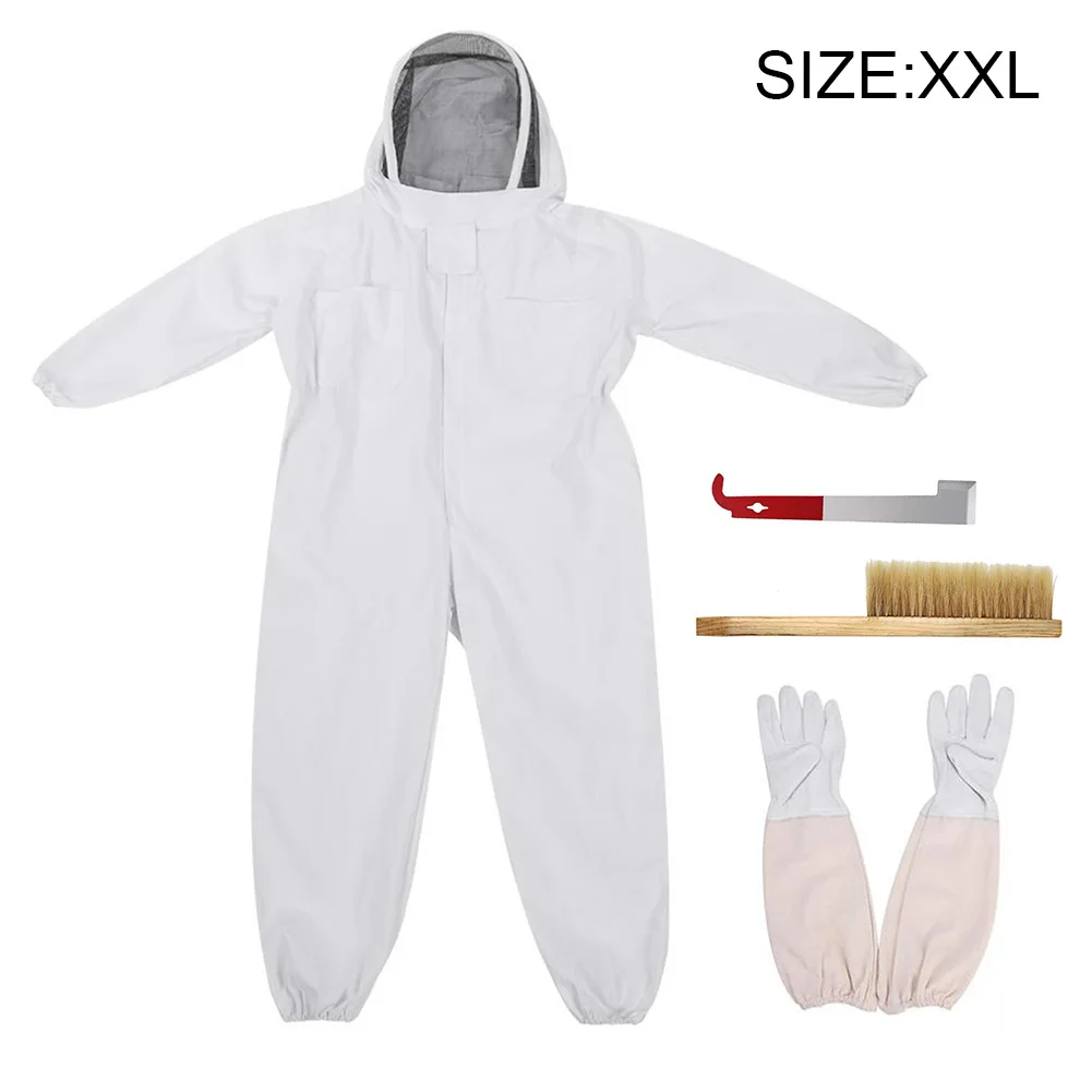 

Одежда с перчатками инструмент для улья для сада Apiarist практичная профессиональная прочная вентилируемая вуаль для начинающих