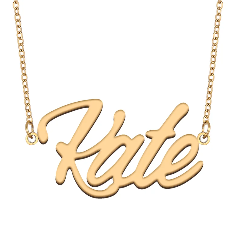 

Necklace with Name Kate for His Her Family Member Best Friend Birthday Gifts on Christmas Mother Day Valentine's Day