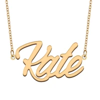 necklace with name kate for his her family member best friend birthday gifts on christmas mother day valentines day