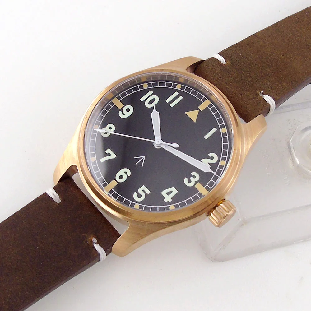 Мужские водонепроницаемые часы для дайвинга с сапфировым стеклом 39 мм 200 м -