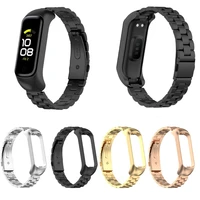 r91a metal band for galaxy fit2 r220 sports watch wrist strap loop replace bracelet
