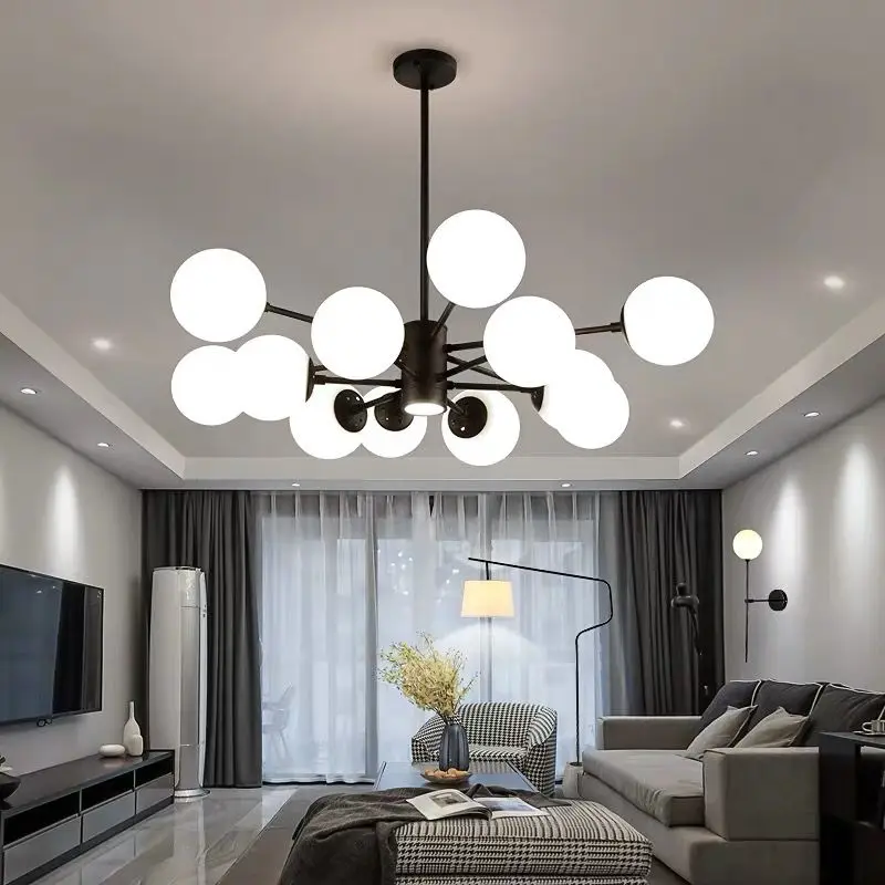 Скандинавская художественная люстра Современная Минималистичная атмосфера