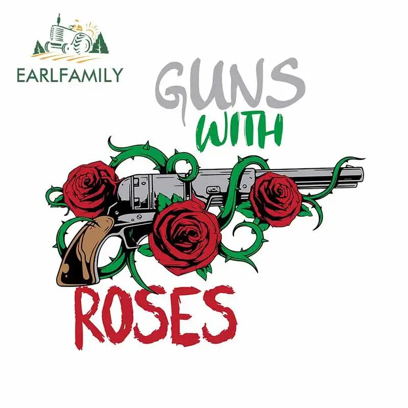 

EARLFAMILY 13 см x 12,3 см для пистолетов, мотоциклетных и автомобильных наклеек, устойчивая к царапинам наклейка, виниловый материал, водонепроница...