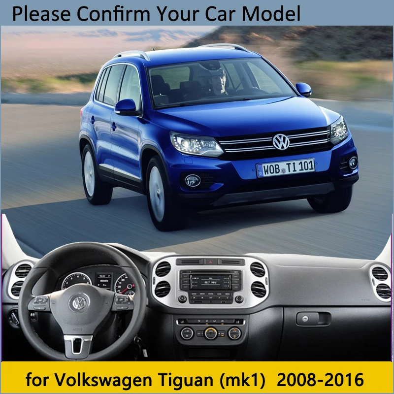 Защитная накладка на приборную панель для Volkswagen VW Tiguan 2008 ~ 2016 MK1 автомобильные