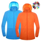 Мужская и женская быстросохнущая походная куртка, легкая спортивная куртка для альпинизма, водонепроницаемая Солнцезащитная куртка
