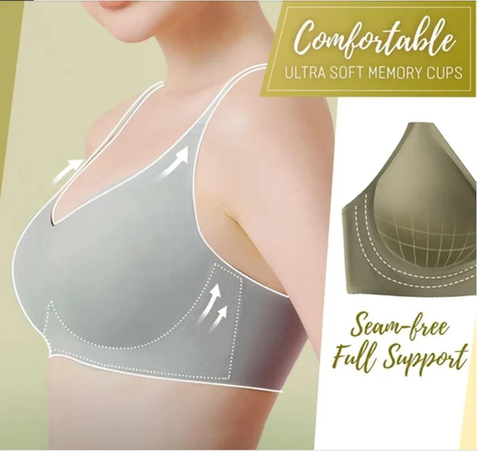 Новинка бесшовный бюстгальтер с эффектом памяти 5D пуш-ап мягкий глубоким