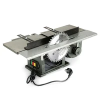 multifunctional woodworking table saw 120mm electric planer planer with backboard electric saw planer 220v 3800rmin lk