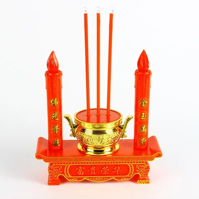 Светодиодный электрическая горелка ладана для Будды электронные свечи