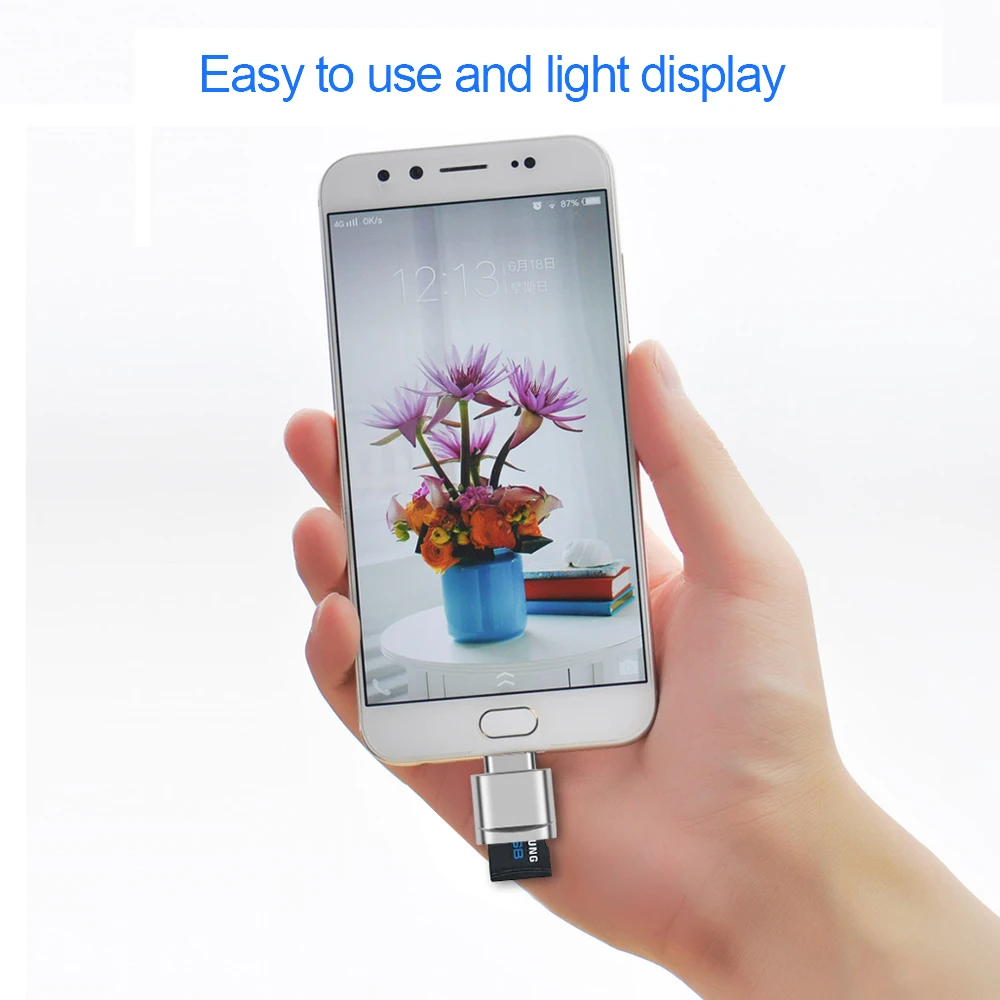 Кардридер KEBIDU для Samsung Galaxy S8 Mini устройство чтения карт памяти Micro SD USB 3 1 Type C TF OTG