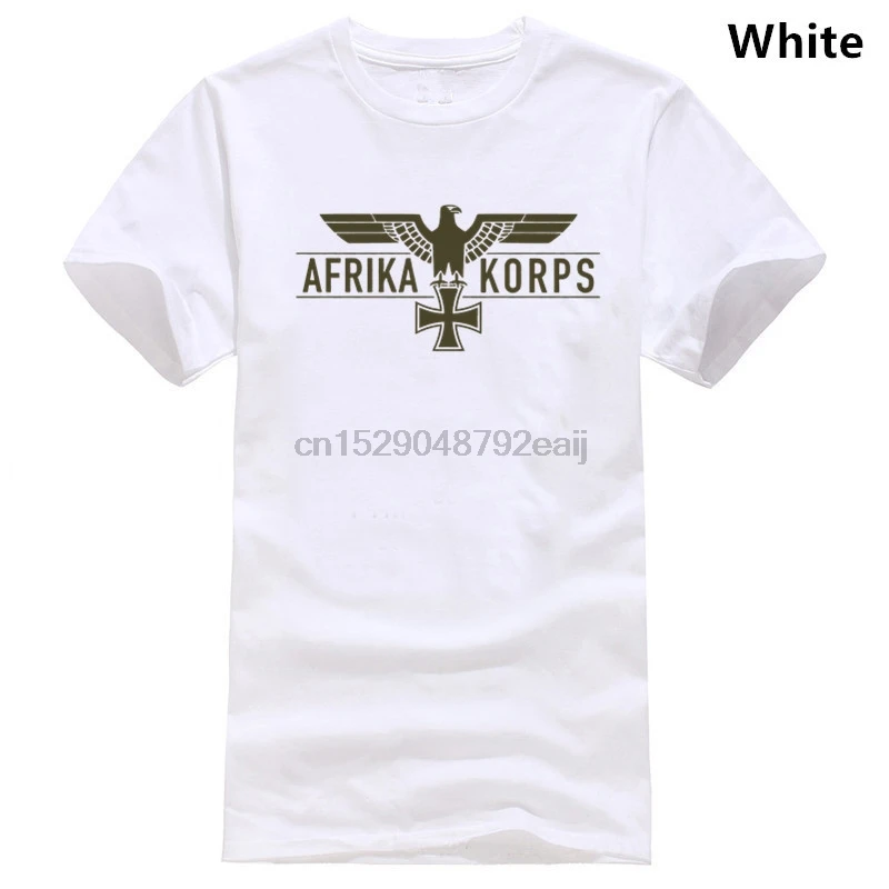 2019 модная футболка с короткими рукавами MAGLIETTA AFRIKAKORPS Wehrmacht Deutschen Heeresgruppe Afrika уткой