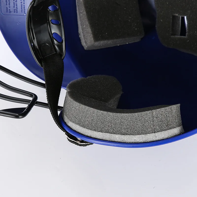 Синий Профессиональный бейсбольный шлем для взрослых и подростков маска лица