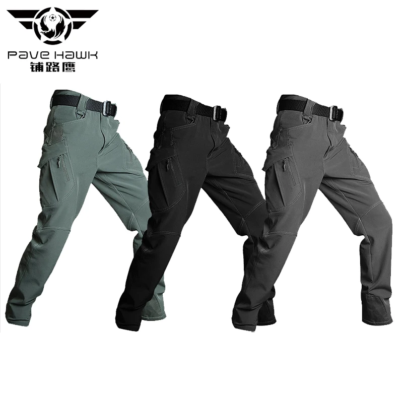 PAVEHAWK отражение теплый Водонепроницаемый Soft Shell для офиса на каждый день брюки