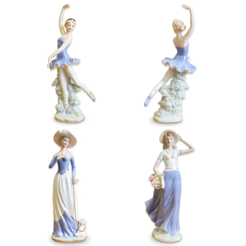 Западное фарфоровое украшение ручной работы свадебный подарок европейские