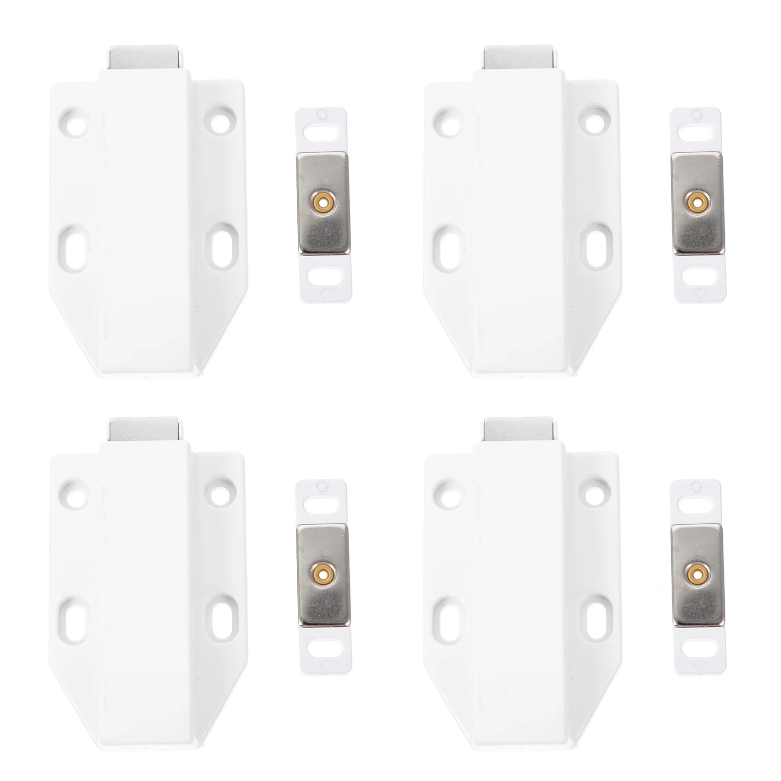 

4pcs Magnetic Push Push to Open Cabinet Magnet Door Catch with Parts