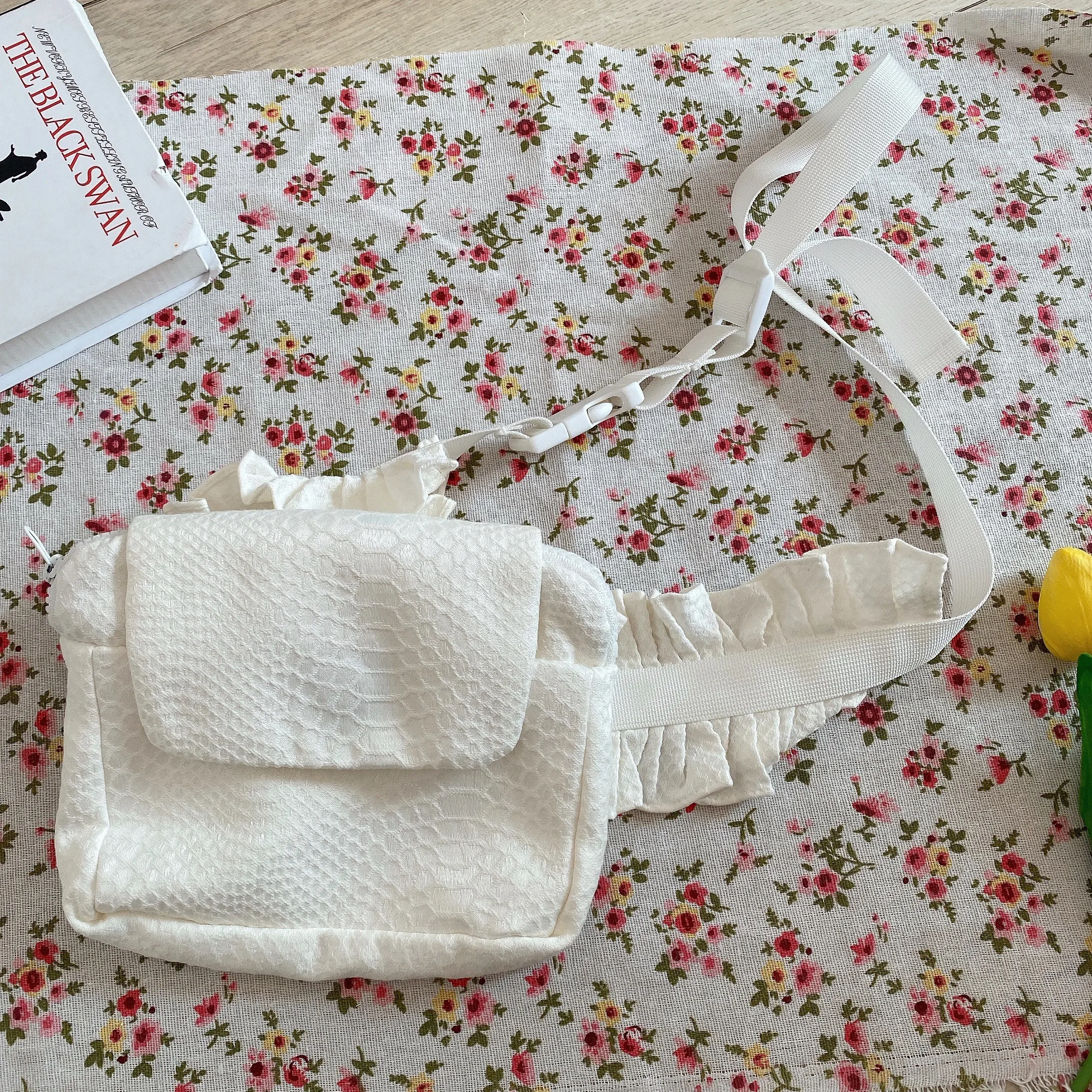 Кружевные женские сумки через плечо мессенджеры для девушек с белыми листьями