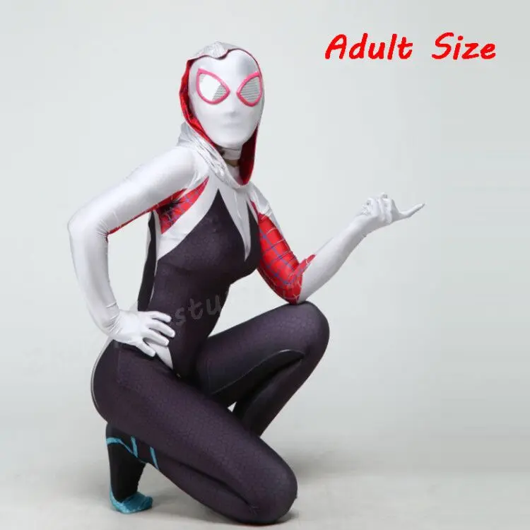 Adult Женский костюм для косплея, 3D принт Веном, зентай, спандекс, костюм для женщин, боди для взрослых/детей/на заказ - Цвет: Adult
