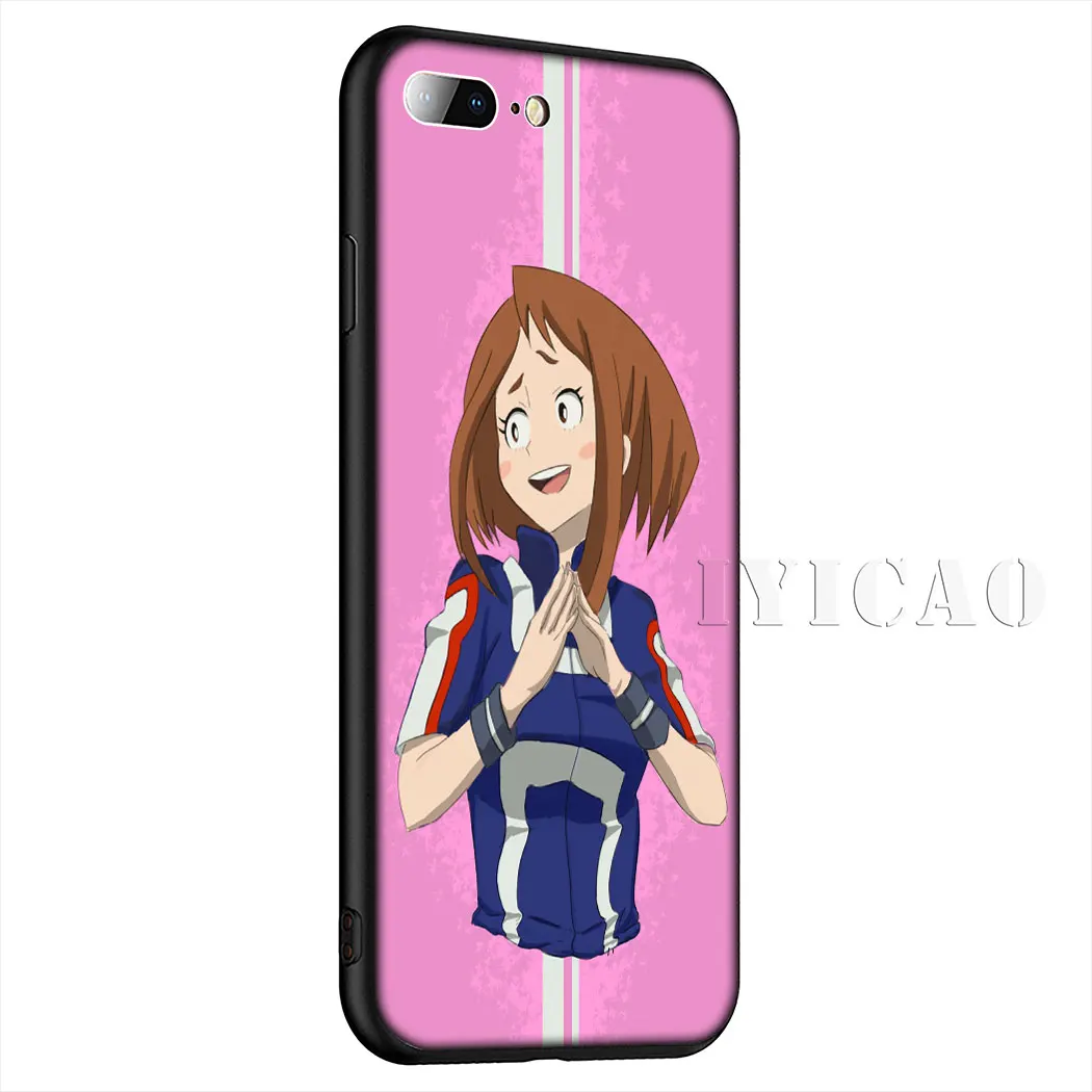 Мягкий силиконовый чехол IYICAO My hero Academy для iPhone 11 Pro Max XR X XS 6 6S 7 8 Plus 5 5S SE |